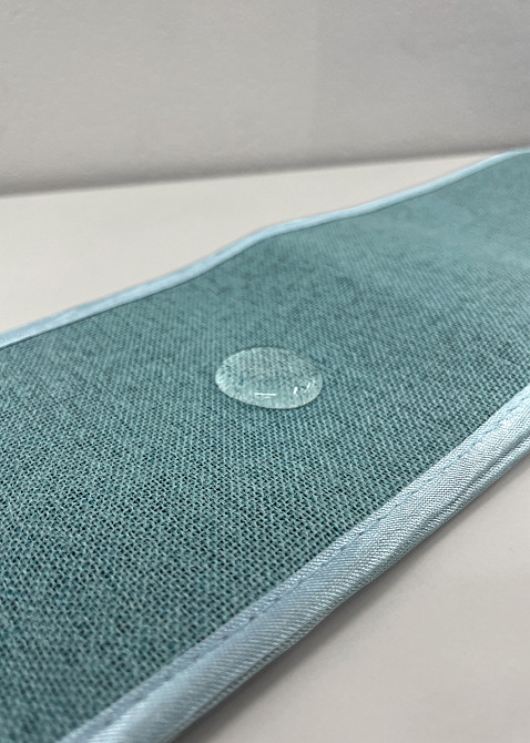 Комплект готовых штор VR-Textil Блэкаут двусторонний ASHEN NIGHT № 1846ш Лазурный 200х290 см 2 шт (32-214) Киев - изображение 7