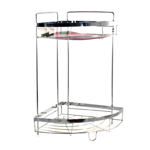 Полиця кутова 2-ярусна 23*23*39,5см DNB021 ZAUBERG Житомир - фото 1