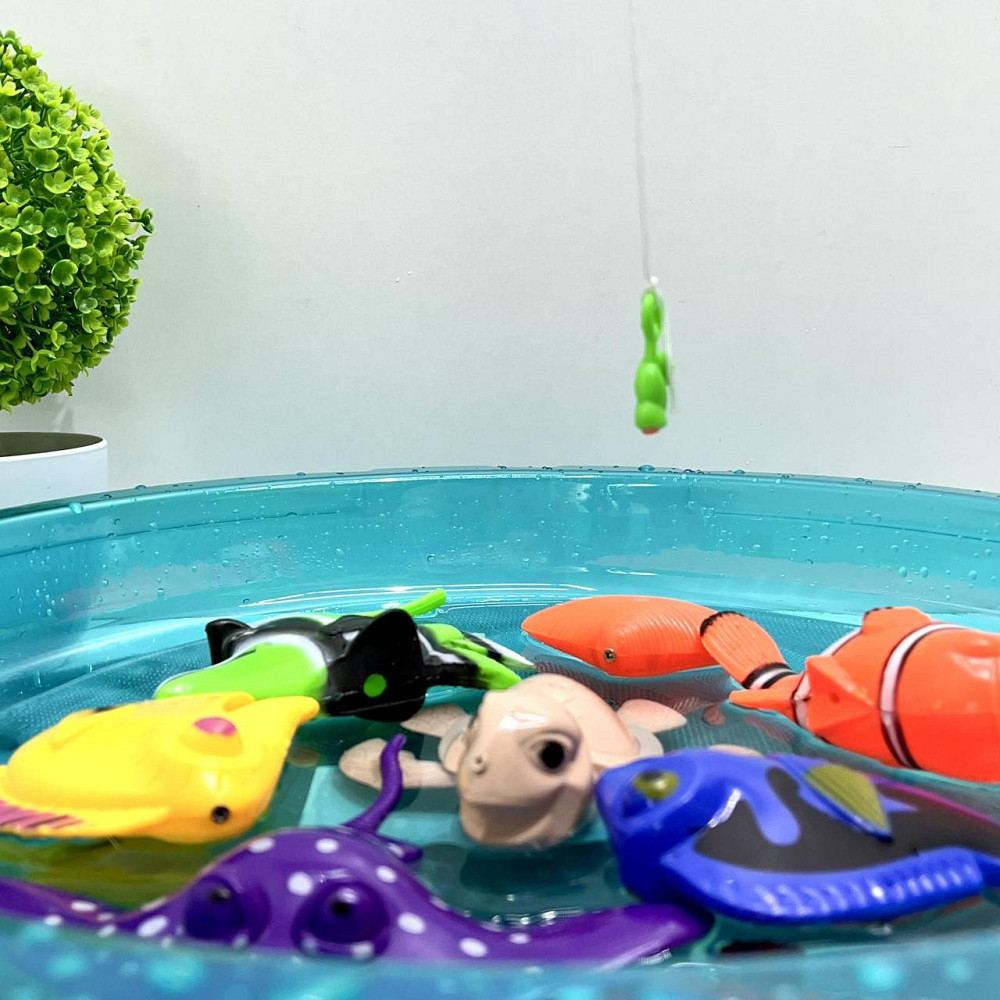 Магнітна гра рибалка вудка 2 штуки 8 морських мешканців (M 0045 U/R/13582) Чернигов - изображение 2