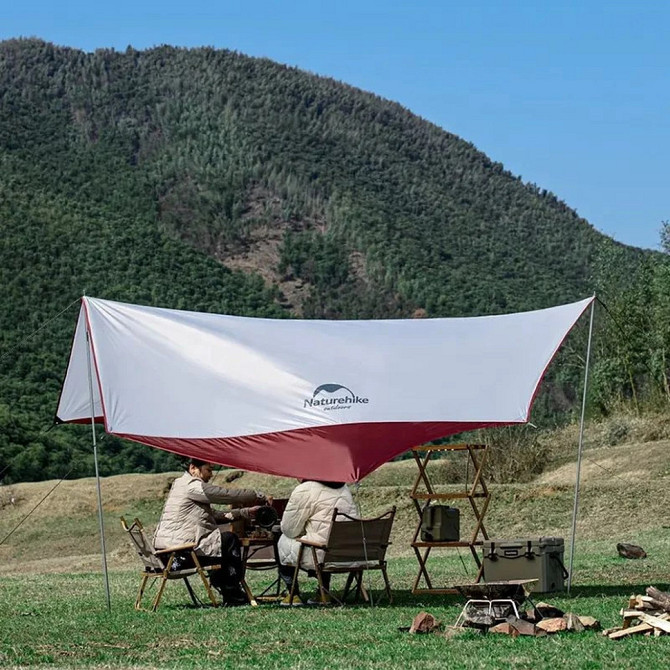 Стійки для тенту сталеві оцинковані Naturehike Steel poles Updated NH19PJ042, 25мм*2.4м, сірі (2 шт) Київ - фото 4