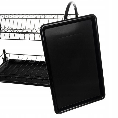 Двухуровневая сушилка металлическая для посуды в стиле лофт Ruhhy (24634) Нововолынск - изображение 4