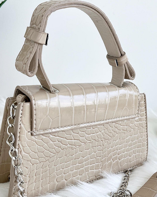 Сумочка клатч женская молодежная яркая через плече сумка Крохатушка одяг Бежевый Киев - изображение 2