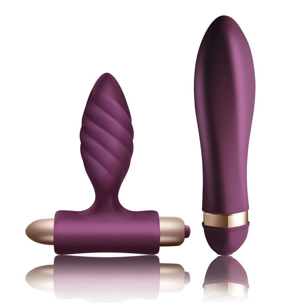 Набір для пар Climaximum Desire анальна пробка + вібратор, 10 режимів, на батарейках Sex Aura Київ - фото 1