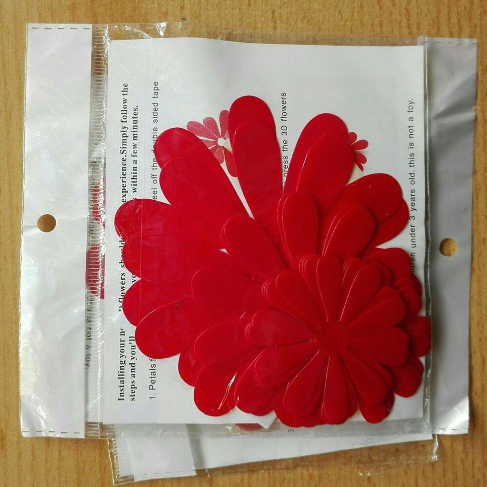 Цветочки на скотче красные - 12шт. Киев - изображение 5