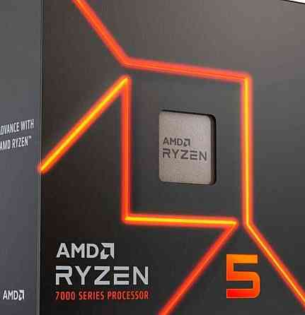 AMD Ryzen 5 7600X 5.3 GHz 6-ядер 12-потоків CPU Box (100-100000593WOF) Харків