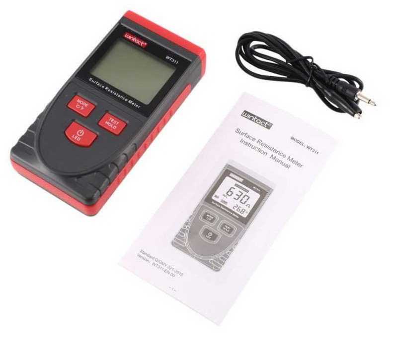 Тестер опору поверхні (100Ω ~1000ГΩ) WINTACT WT311 Чернігів - фото 4