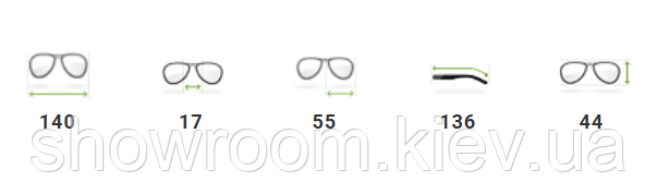 Женская брендовая оправа Lacoste (2290) brown Киев - изображение 3