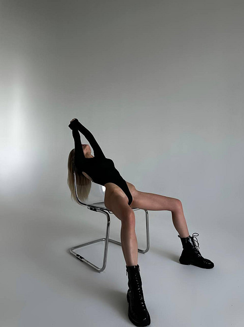 Жіночий базовий боді з вирізом на спинці мікродайвінг Одеса - фото 2