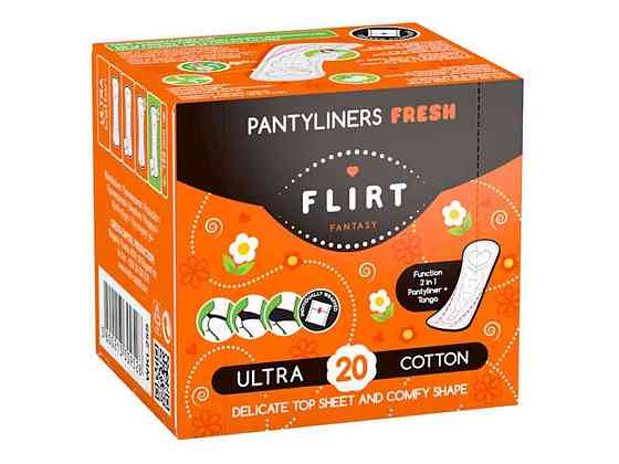 Щоденні прокладки fresh cottonlight в інд/уп. 20шт (150мм) ТМ Fantasy Flirt Київ