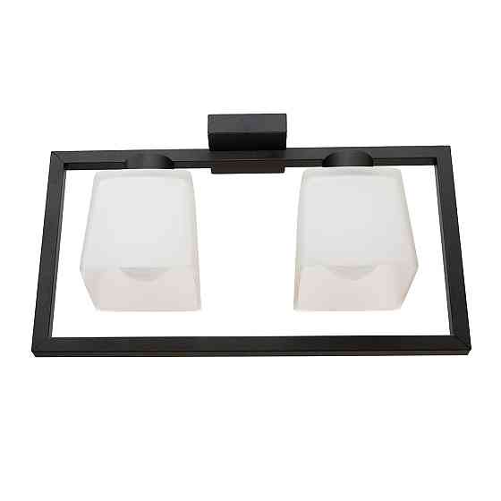 Люстра потолочная MSK Electric Boston на два плафона под лампу Е27 NL 400230-2 BK Одесса