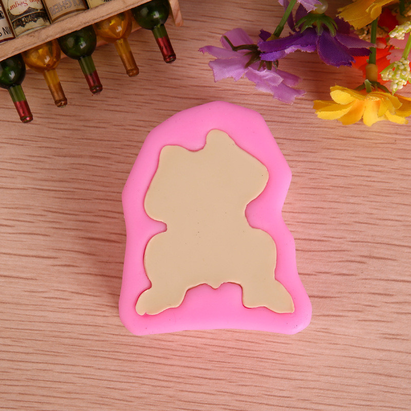 Молд силіконовий Малюк 62 на 52 мм рожевий Київ - фото 5