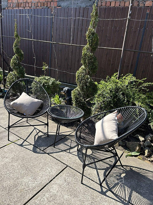 Меблі плетені з ротанга балконні Київ - фото 7