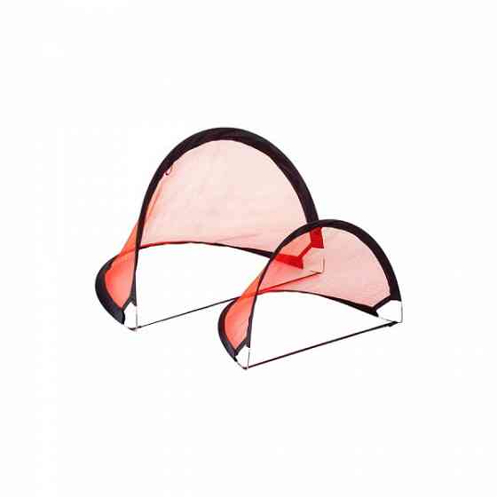 Врата футбольные Pure2Improve POP-UP 120 x 86 см, черно-красные Киев