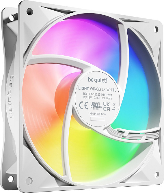 Вентилятор be quiet! Light Wings LX 120mm PWM High-Speed 3-Pack White (BL125) ( 28611 ) Харьков - изображение 2