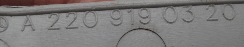 Mercedes-Benz  A2209190320 7D43 Внутрішня передня кришка санки лівого сидіння сіра S-Class W220 Одесса - изображение 2