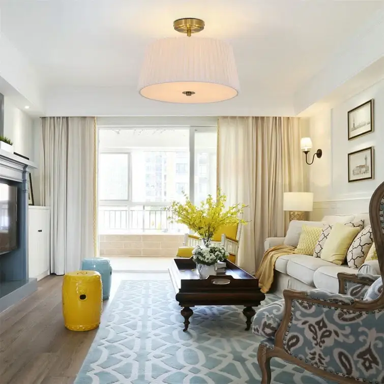 Світлодіодна люстра Вітряна 8932 (Золота) Вінниця - фото 7