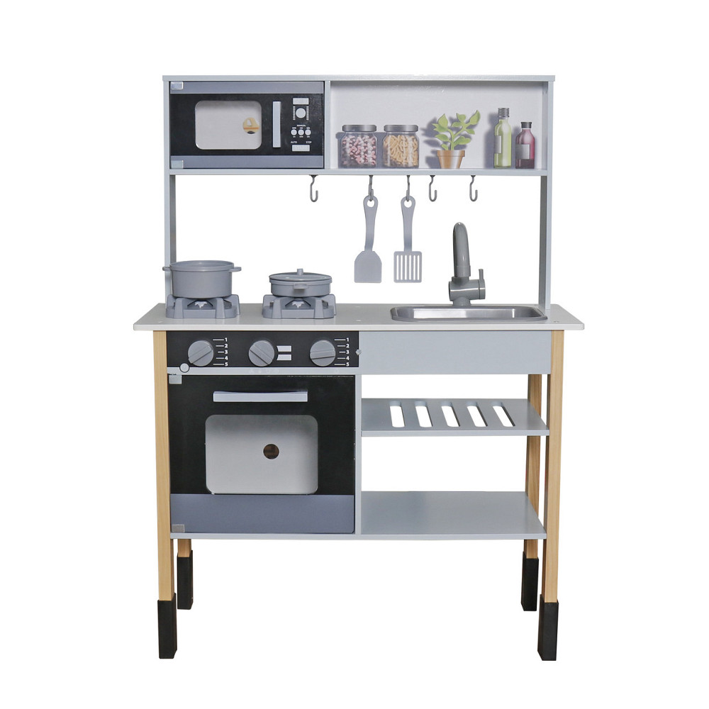 Дитяча дерев'яна ігрова кухня AVKO Меріда звукові та світлові ефекти (40010797) для дітей Київ - фото 3