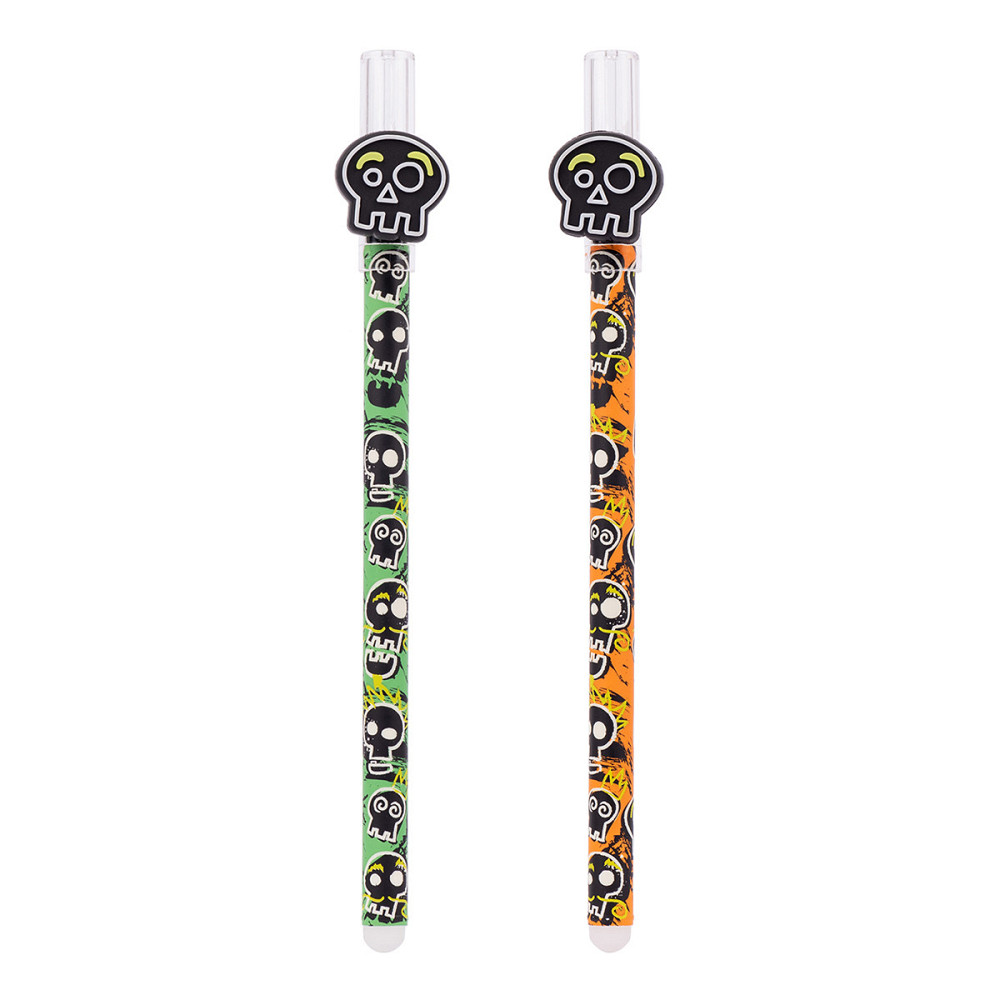 Ручка гелева пиши-стирай "Yes" 412087 "Electro Skull" 0,5 мм, синя, шт Київ - фото 1