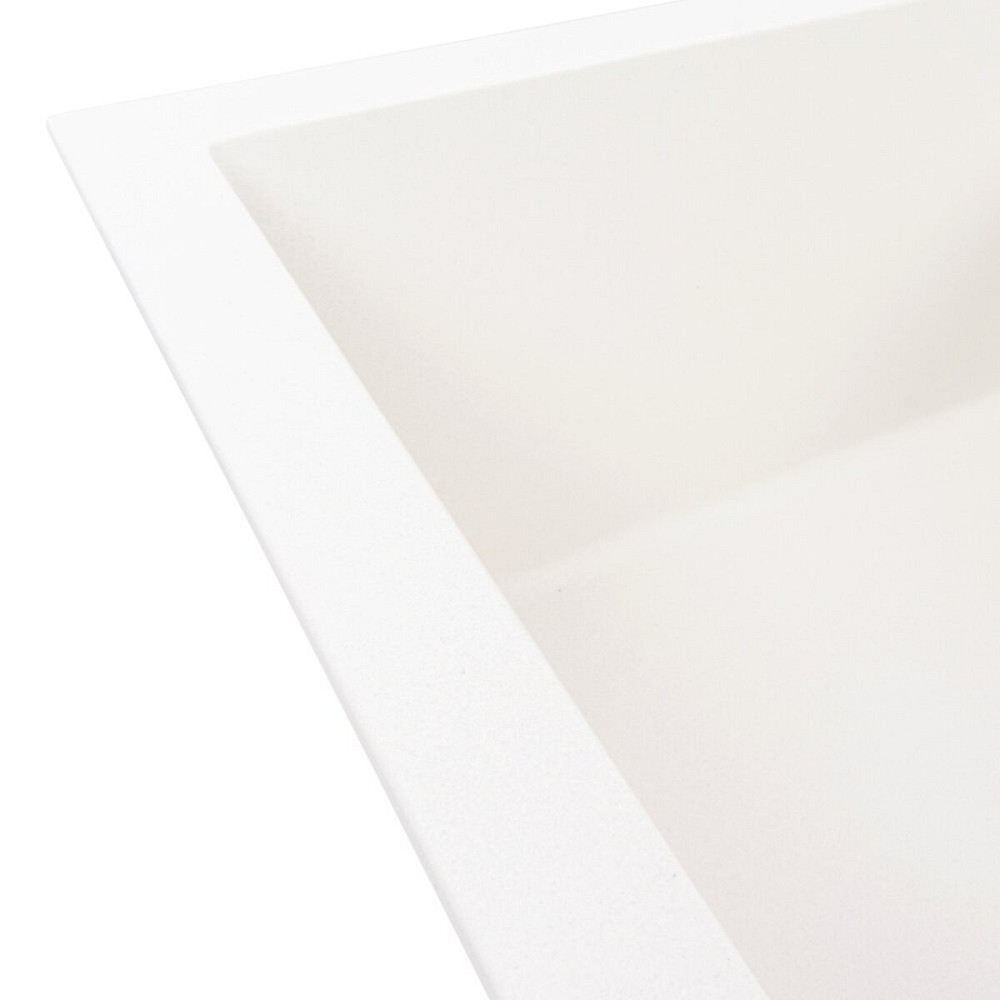 VALESO Гранітна мийка для кухні VALESO SOLID 7843 матова Білосніжна Коломыя - изображение 12