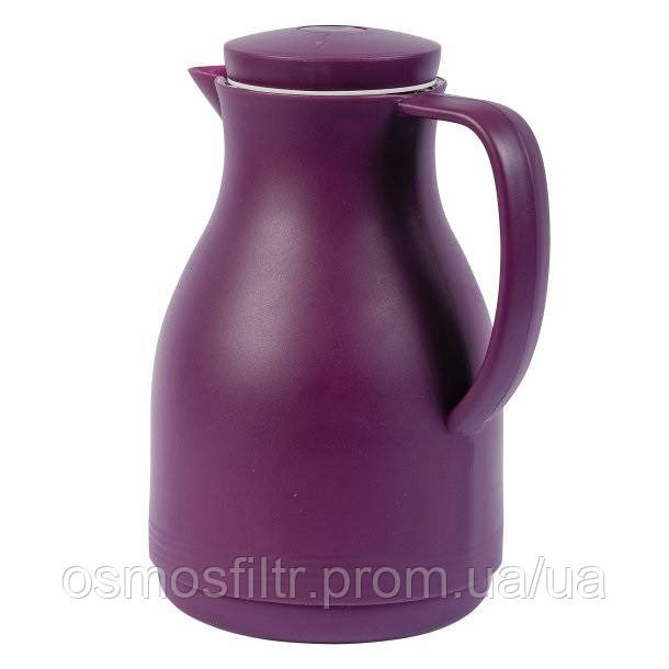 Термос/кувшин Axentia 1л с кнопкой фиолетовый стеклянная колба 17х24х14 см (135293) Киев - изображение 7