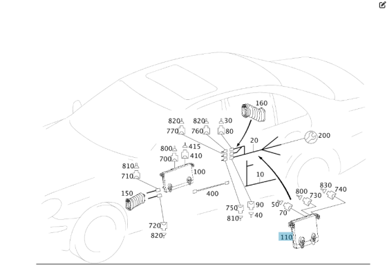 Mercedes-Benz  A2118201626 Блок керування задніх правих дверей E-class W211 E-class S211 Одеса