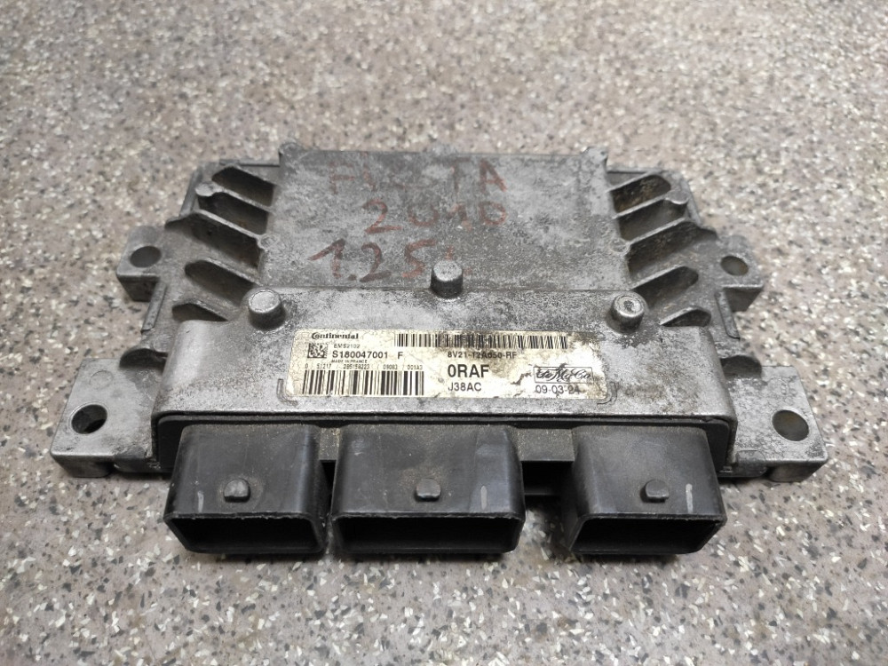 Блок керування двигуном Ford Fiesta 1.25 бензин 2010-2013 (8V21-12A650-RF) Ковель - изображение 1