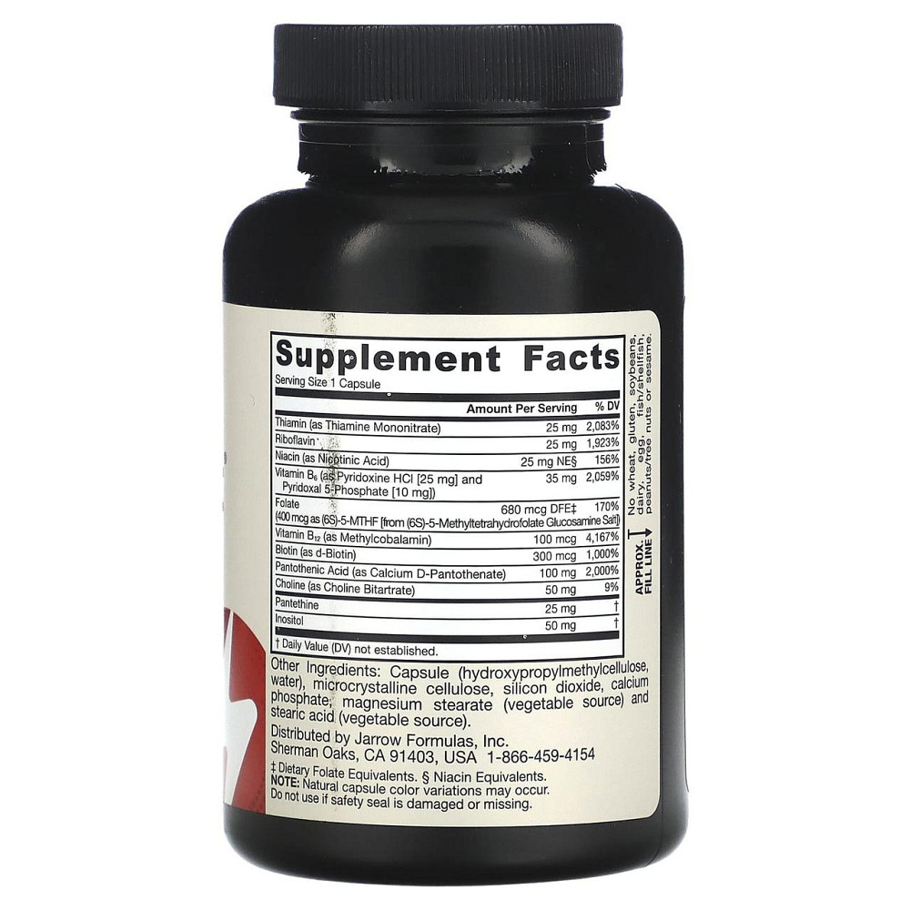 Витамины группы В комплекс Jarrow Formulas B-Right 100 капс Киев - изображение 2