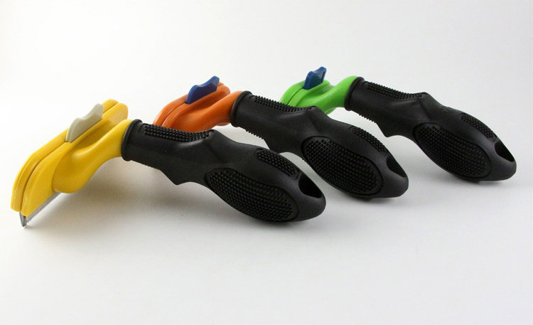 Фурминатор с кнопкой Pet Comb 10 см (размер L) для расчесывания шерсти кошек и собак Киев - изображение 6