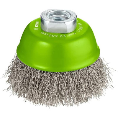 Щетка для электроинструмента Bosch Professional чашечная, нержавеющая 75мм, 0.3мм, M14 (2.608.622.102) Винница - изображение 1