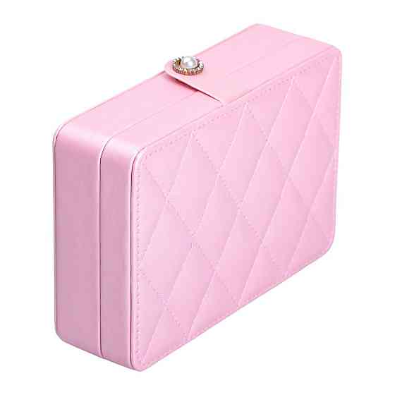 Шкатулка для украшений из эко кожи 16×11×4.7 см органайзер для ювелирных изделий HP-5-30P Киев