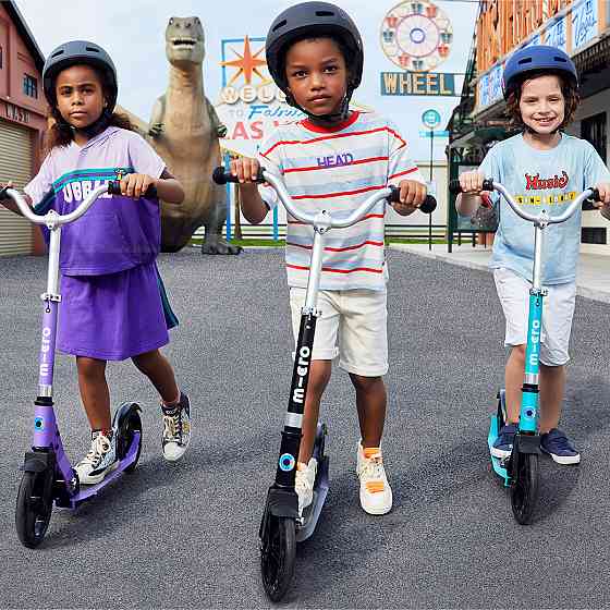 Захисний шолом Micro - Зелений з малюнком навушників Дніпро