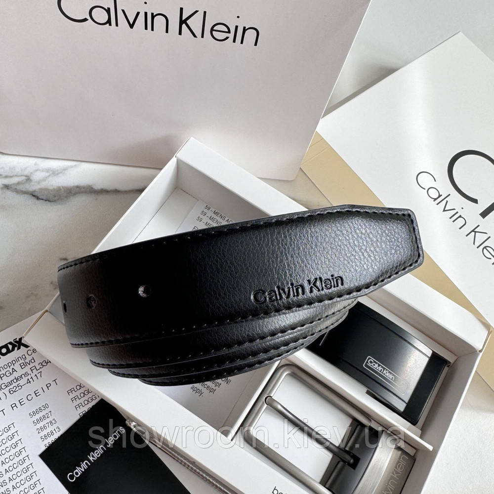 Чоловічий подарунковий набір (ремінь із двома пряжками) (408) Київ - фото 4