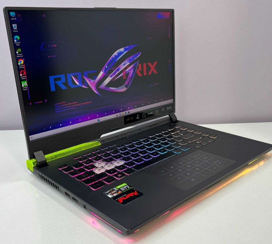 Ноутбук: ASUS STRIX 2K 165Hz, Ryzen 7, 6800H, RTX 3060 6Gb, 140W, SSD1TB, 32Gb, DDR5. Київ - фото 4