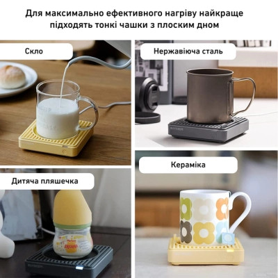 Аксессуар кухонный Buydeem Підставка для чашки з підігрівом Mellow Yellow (OA2001-MY) Винница - изображение 5