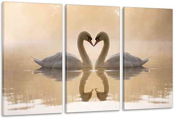 Модульная картина Природа Лебеди  Аrt-206_3А Киев