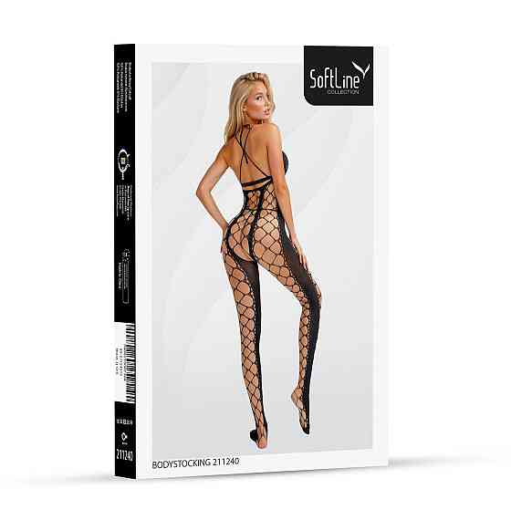 Бодістокінг - Bodystocking 211240, black - One Size Sex Aura Київ
