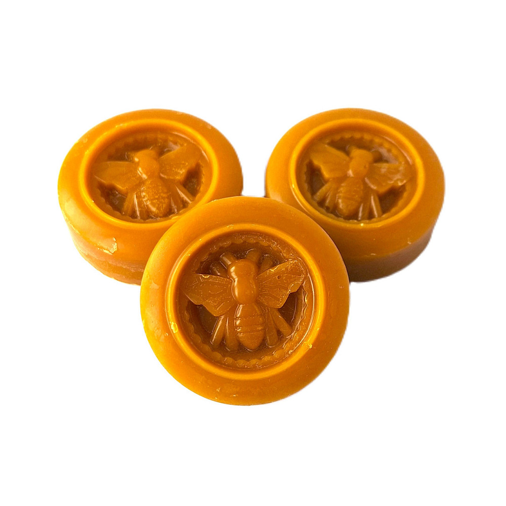 Бджолиний віск, натуральний, чистий для свічок, 35 г, Колір - світло-гірчичний. Одеса - фото 1