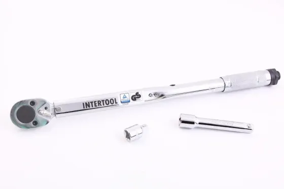 Ключ динамометричного 1/2 28-210Нм Intertool + перехід на 3/8 + подовжувач 125м Вінниця