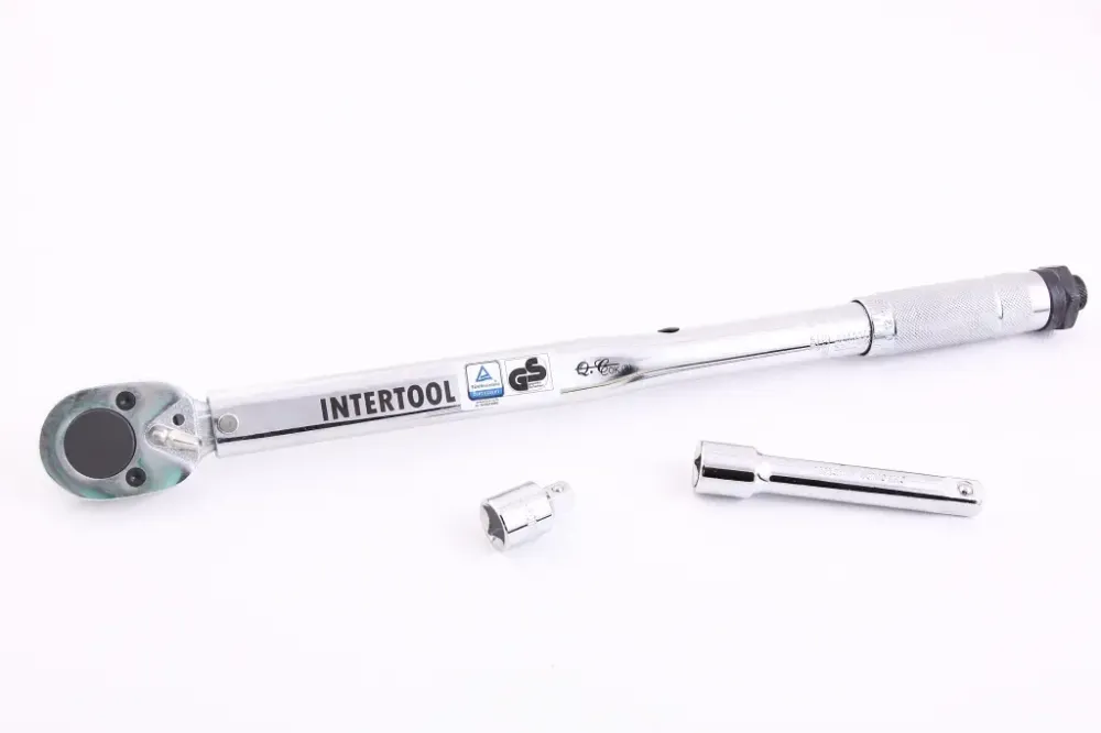 Ключ динамометричного 1/2 28-210Нм Intertool + перехід на 3/8 + подовжувач 125м Вінниця - фото 1