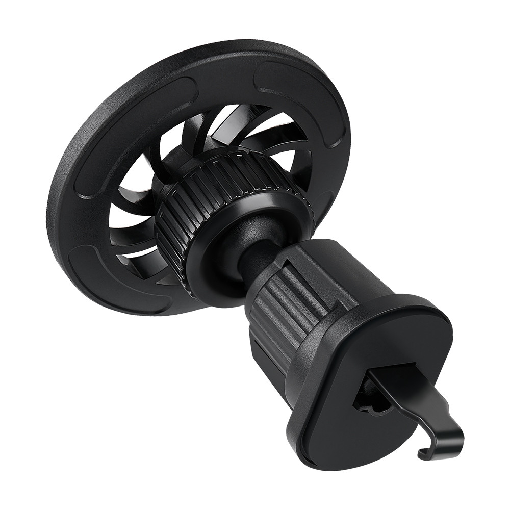 Тримач телефону автомобільний Brevia Air Vent Pro MagRING для дефлектора, магнітний Magsafe, чорний Львів - фото 2