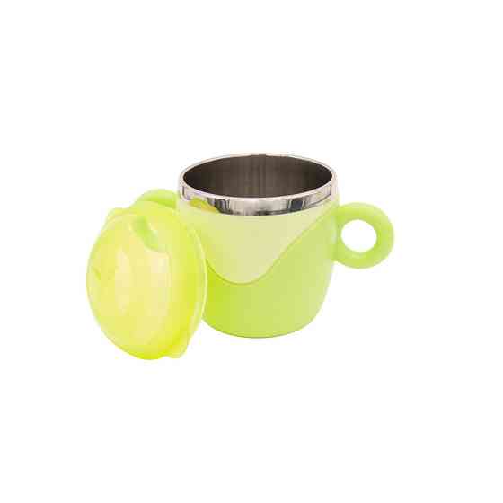 Чашка з кришкою та ручками 6091 з нержавіючої сталі Вінниця