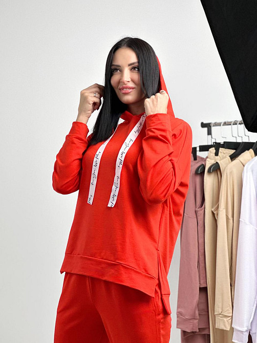 Спортивний трикотажний костюм трійка "Weekend" оптом | Батал | Розпродаж моделі Київ - фото 9