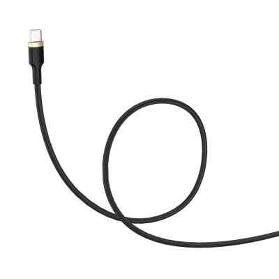 Дата кабель USB 2.0 AM to USB-C 1.0m spiral black ColorWay (CW-CBUC051-BK) Вінниця