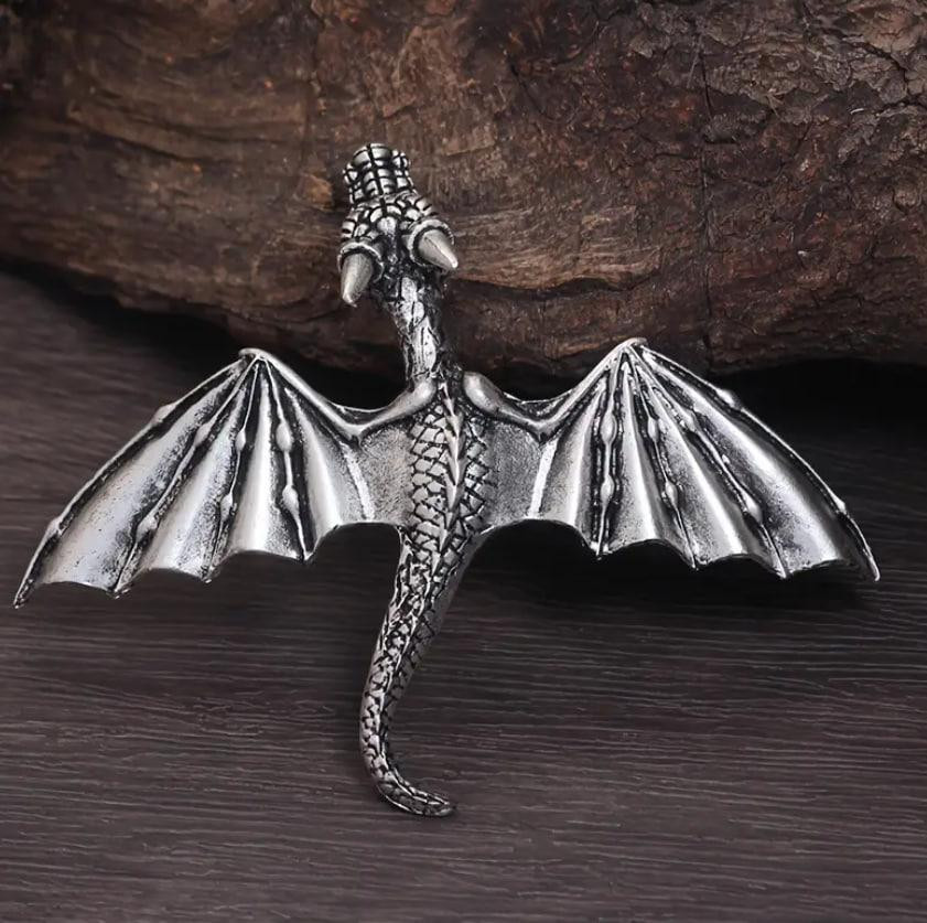 Вінтажна заколка для волосся з драконом вікінгів, прикраса для волосся, 1шт Київ - фото 1