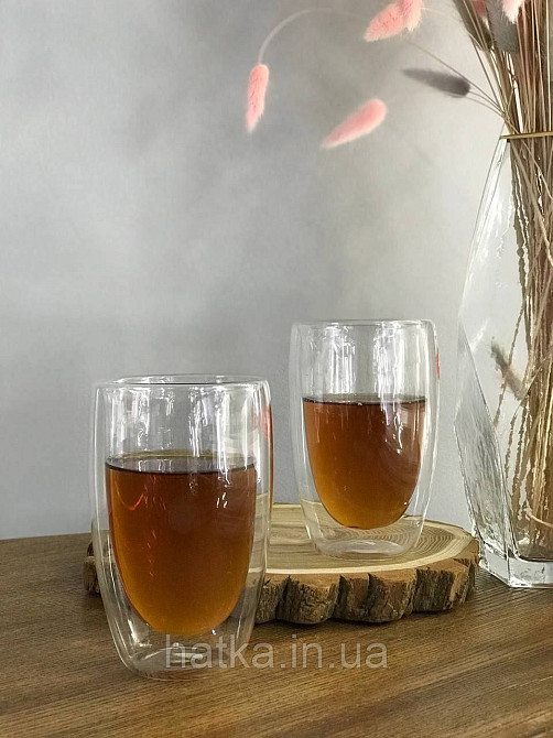 Кухоль чашка подвійне дно Olens "Біг Джон" 500 мл прозорий Київ - фото 5