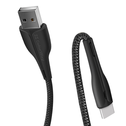 Кабель USB Type-C ColorWay CW-CBUC034-BK 2,4A 1м чорний Житомир