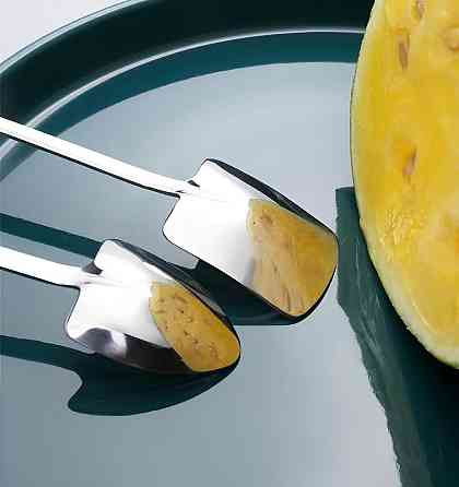 Набір чайних ложок RESTEQ у вигляді лопати з нержавіючої сталі, 2 шт, стильні сріблясті ложки Київ