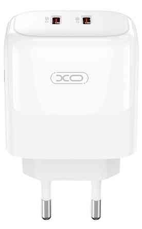 Мережевий зардний пристрій XO L140 - 35W PD Dual port USB-C White (6974568) Київ