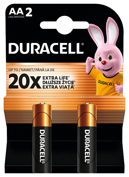 Лужні батарейки Duracell AA, 2 шт. (6409640) Київ - фото 7