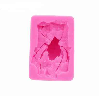 Силиконовый молд Жук 50 на 74 мм розовый Киев